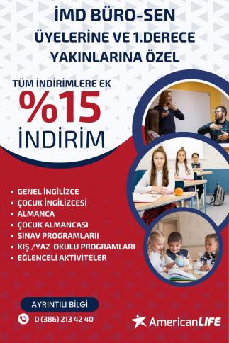 Americanlife Kırşehir İndirim Anlaşması